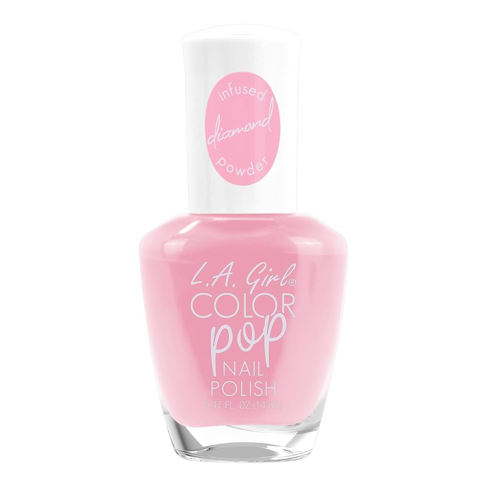 Amazon.com : L.A. Girl Color Pop Nail Polish with Diamond